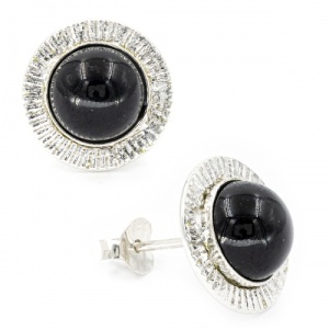 Bijuterii argint 925 set colectii noi model ROTUND - BLACK - Img 3