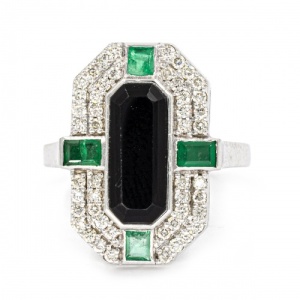 Bijuterii aur alb colectie noua diamante INEL model ONIX