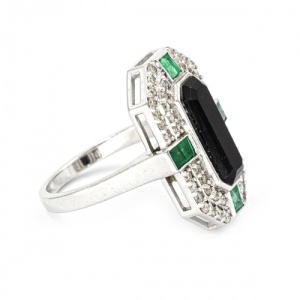 Bijuterii aur alb colectie noua diamante INEL model ONIX - Img 2