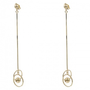 Bijuterii aur galben 14 K cercei colectie noua ITALIA model BILUTA
