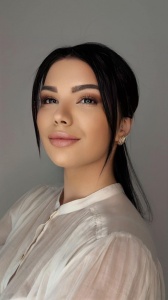 Bijuterii aur galben 14 K cercei colectie noua ITALIA model GEOMETRIC - Img 2