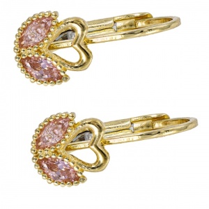 Bijuterii aur galben 14 K cercei colectie noua model FLORICICA