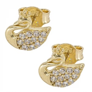 Bijuterii aur galben 14 K cercei colectie noua model LEBADA - Img 2