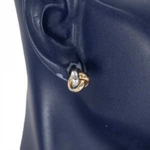Bijuterii aur galben 14 K cercei colectie noua model TURBAN - Img 3