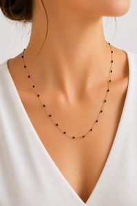 Bijuterii aur galben 14 K Colier colectie noua ITALIA model BLACK