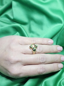 Bijuterii aur galben 14 K inel colectie noua model BILUTE
