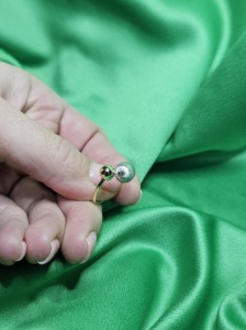 Bijuterii aur galben 14 K inel colectie noua model BILUTE - Img 2
