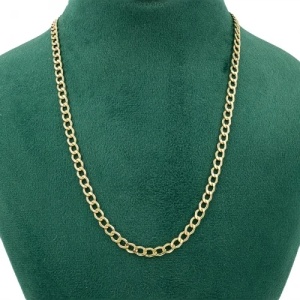 Bijuterii aur galben 14 K lant colectii noi 55 cm - Img 3