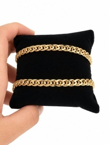 Bijuterii aur galben 14 K lanturi colectii noi 50 cm - Img 3