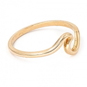 Bijuterii aur roz 14 K inel colectie noua model ABSTRACT - Img 2