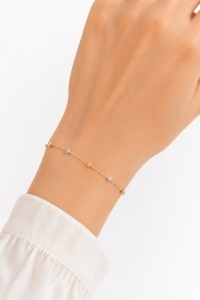 Bratara aur galben 14 K model BILUTE