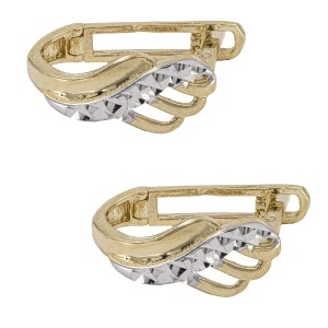 Cercei aur galben 14 K model FRUNZA