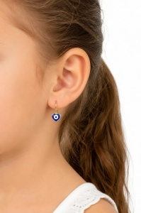 Cercei copii aur galben 14 K model OCHI DE DEOCHI