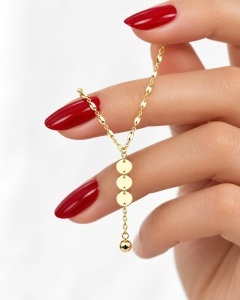 Colier aur galben 14 K colectie ITALIA model BANUTI - Img 3