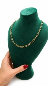 Colier aur galben 14 K colectie ITALIA model ZA IN ZA