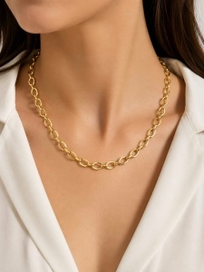 Colier aur galben 14 K colectie ITALIA model ZALUTE