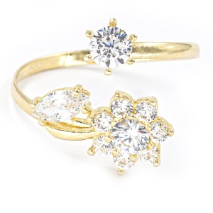 Inel copii aur galben 14 K model FLOARE