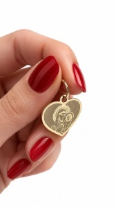 Pandantiv aur galben 14 K colectie ITALIA model MAICA DOMNULUI