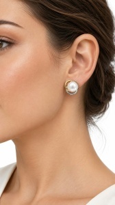 Bijuterii aur galben 14 K cercei colectie noua ITALIA model TURBAN
