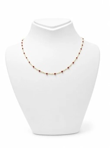 Bijuterii aur galben 14 K Colier colectie noua ITALIA model RED - Img 3