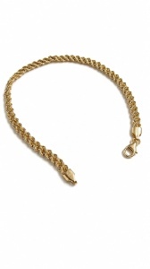 Bratara aur galben 14 K colectie ITALIA model FRANGHIUTA - Img 2