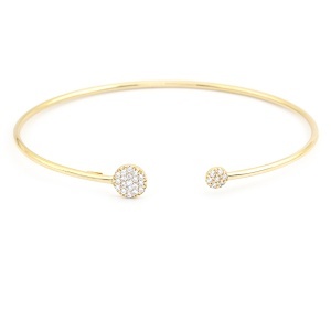 Bratara aur galben 14 K colectie ITALIA model ROTUND