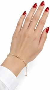 Bratara din aur galben 14 K colectie ITALIA model BILUTE