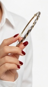 Bratara fixa aur galben 14 K colectie ITALIA model RASUCIT