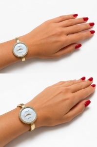 Ceas aur galben 14 K colectie ITALIA - eleganta autentica si valoare atemporala - Img 2