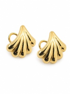 Cercei aur galben 14 K colectie ITALIA model EVANTAI - Img 2