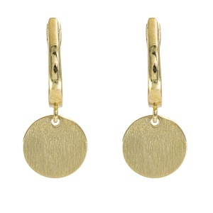 Cercei aur galben 14 K model BANUT