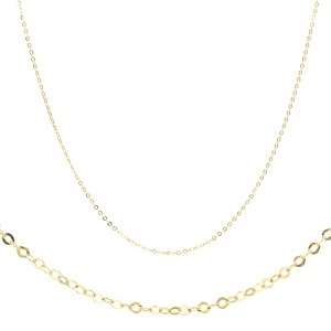 Lant aur galben 14 K colectie ITALIA model 35 cm - Img 2