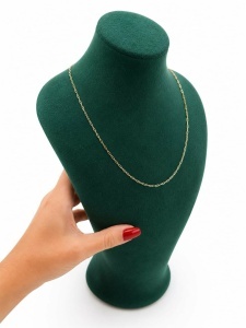 Lant aur galben 14 K colectie ITALIA model 50 cm - Img 2