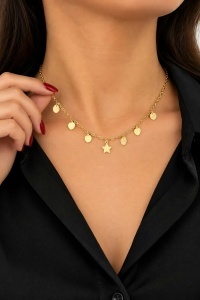 Salba aur galben 14 K model STELUTA, INIMA SI LACRIMA