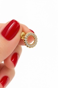 Set aur galben 14 K colectie noua ITALIA model ROTUND - Img 4