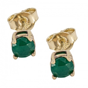 Bijuterii aur galben 14 K cercei colectie noua ITALIA model GREEN