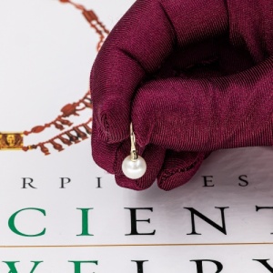 Bijuterii aur galben 14 K Cercei colectie noua ITALIA model PERLUTE