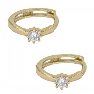 Bijuterii aur galben 14 K cercei copii colectie noua model PIETRICICA