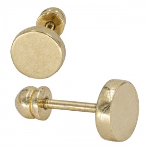 Bijuterii aur galben 14 K cercei cu filet colectie noua model BANUT - Img 2