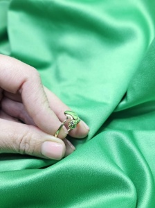 Bijuterii aur galben 14 K inel colectie noua model BILUTA SI INIMA - Img 3