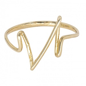 Bijuterii aur galben 14 K inel colectie noua model PULS