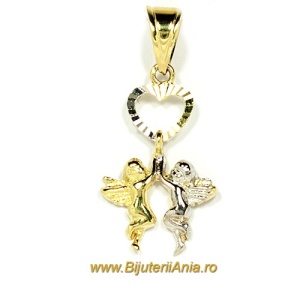 Bijuterii aur galben 14 K pandantiv colectie noua model INGERASI