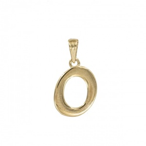 Bijuterii aur galben 14 K pandantiv colectie noua model LITERA O