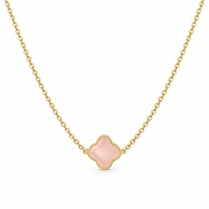 Bratara aur galben 14 K colectie ITALIA model FLOARE - PINK - Img 2