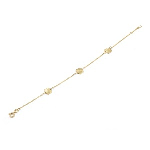 Bratara aur galben 14 K colectie ITALIA model FLOARE - Img 2