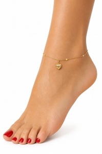 Bratara de picior aur galben 14 K model INIMA
