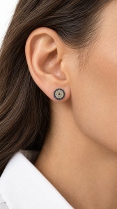 Cercei aur galben 14 K model OCHI DE DEOCHI