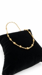Colier aur galben 14 K colectie ITALIA model BILUTE - Img 3