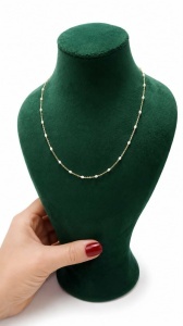 Colier aur galben 14 K colectie ITALIA model WHITE