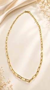 Colier aur galben 14 K colectie ITALIA model ZA IN ZA - Img 3